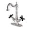 Kingston Brass KS1498PKX Duchess 2-Handle Vessel Sink Faucet, Brushed Nickel KS1498PKX - alternate 1